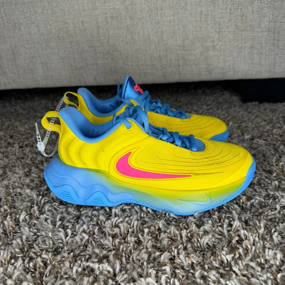 Nike Giannis Immortality 4 Yellow FZ6734-700 Size 1Y Basketball Sneakers